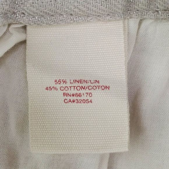 Anthro ETT TWA Taupe Silver Shimmer Skirt-Pockets! - Picture 6 of 6